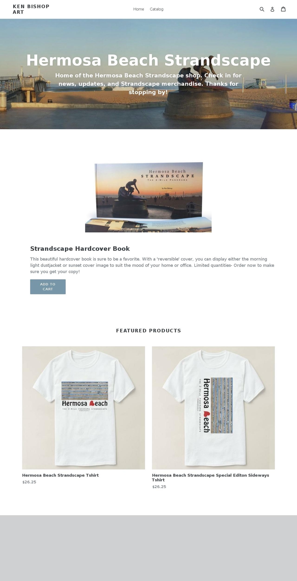 hbstrandscape.com shopify website screenshot