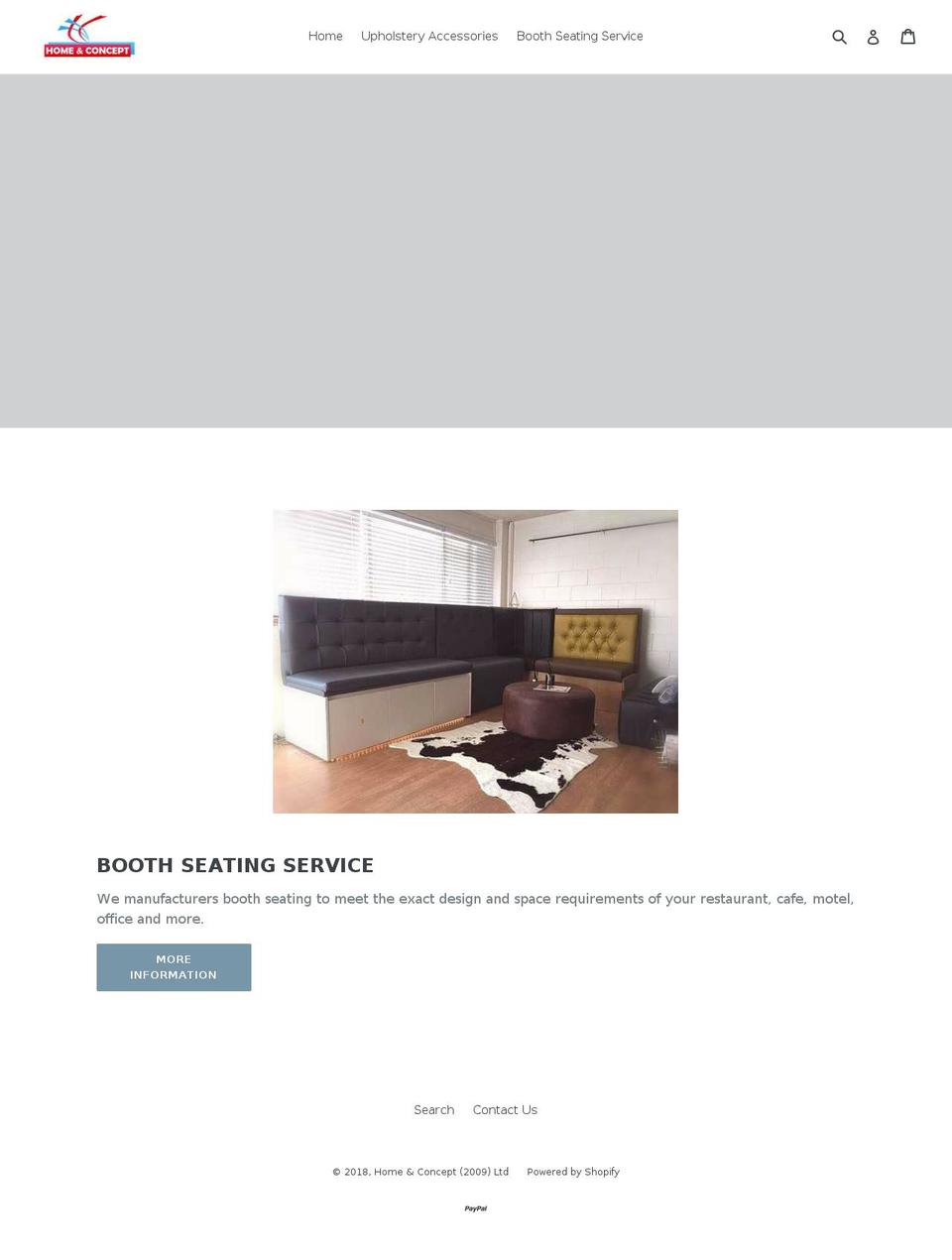 hc-furniture.co.nz shopify website screenshot