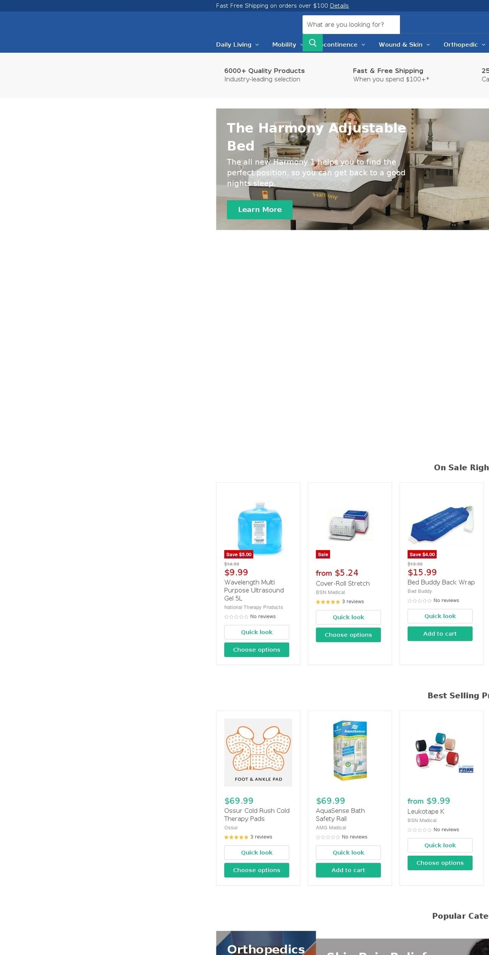 hcs.ca shopify website screenshot