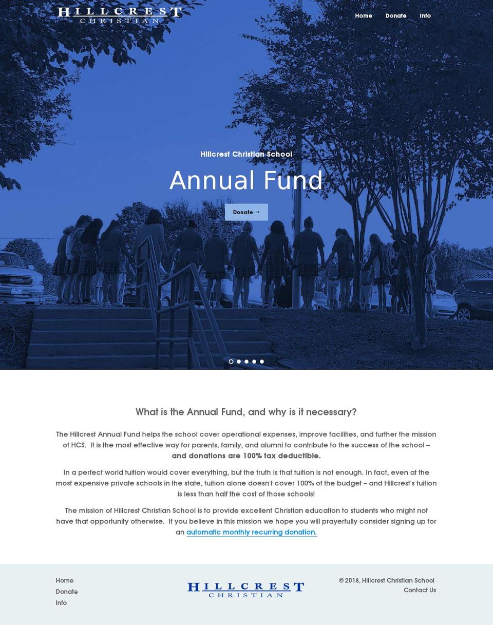 hcsannualfund.com — Shopify storefront screenshot