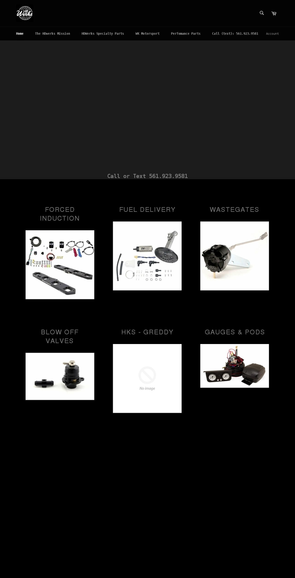hdwerks.net shopify website screenshot