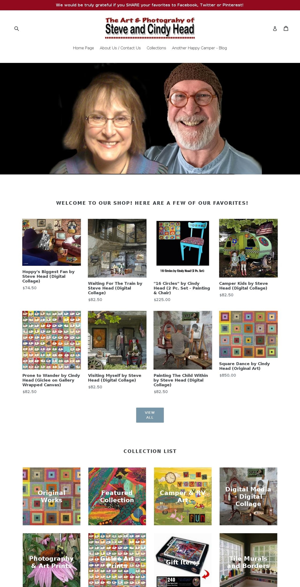 head2art.com — Shopify storefront screenshot