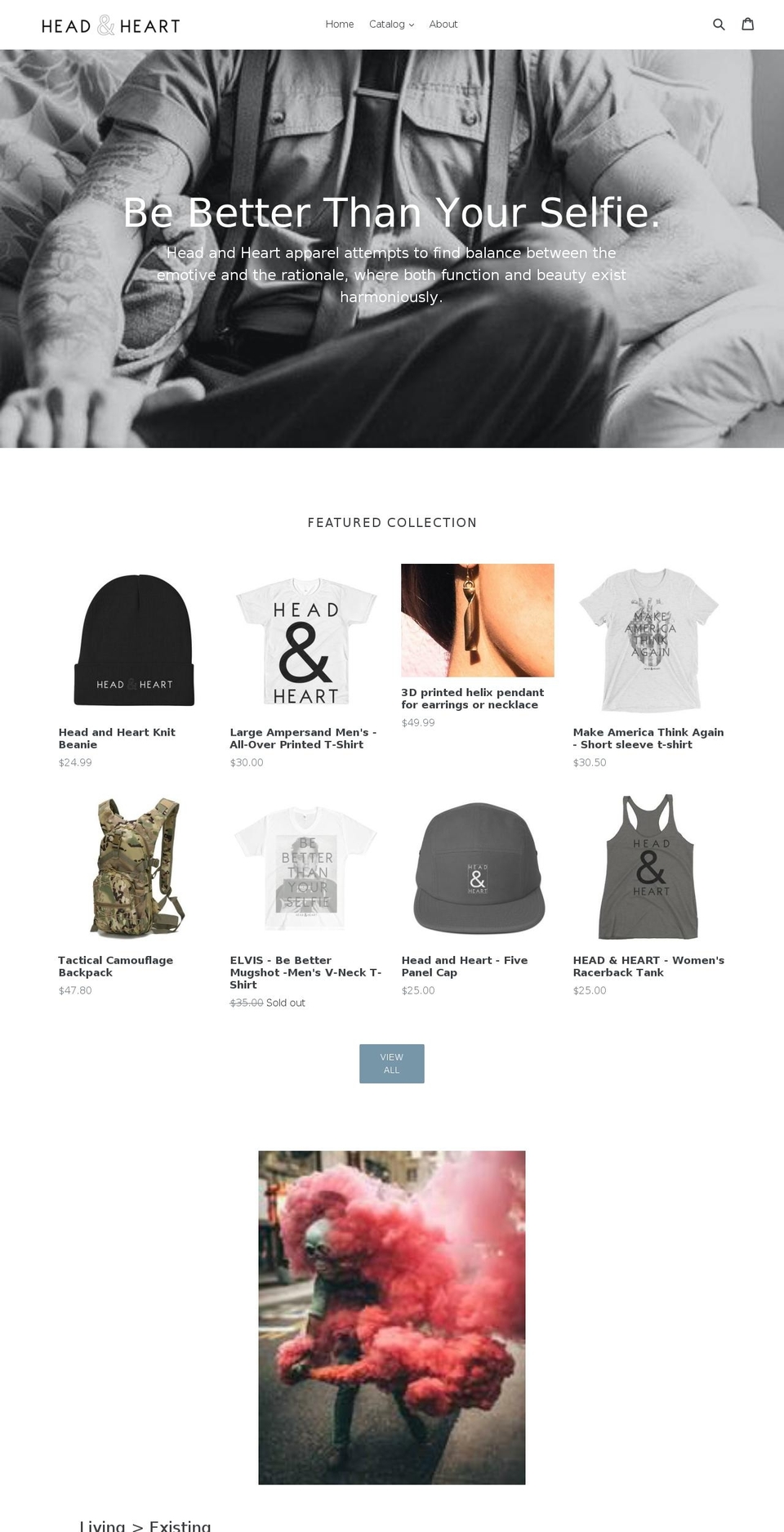 headandheartapparel.com — Shopify storefront screenshot