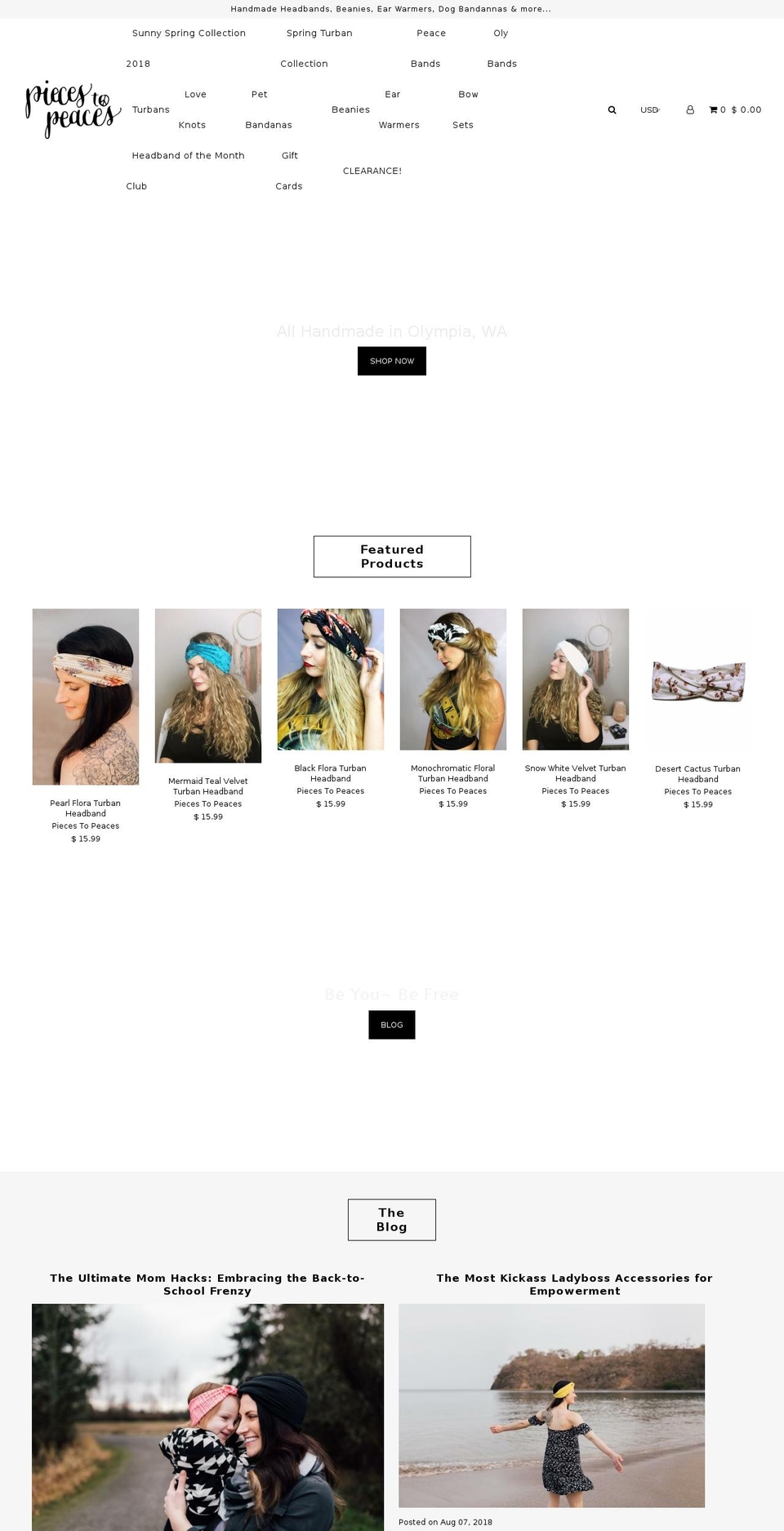 headbandofthemonth.com — Shopify storefront screenshot