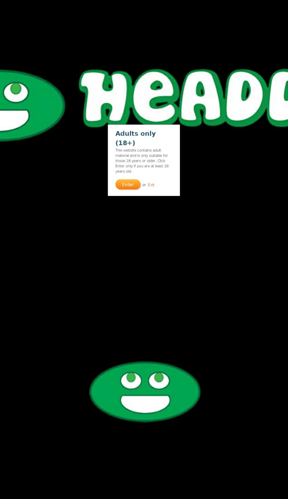 headdyglass.com shopify website screenshot