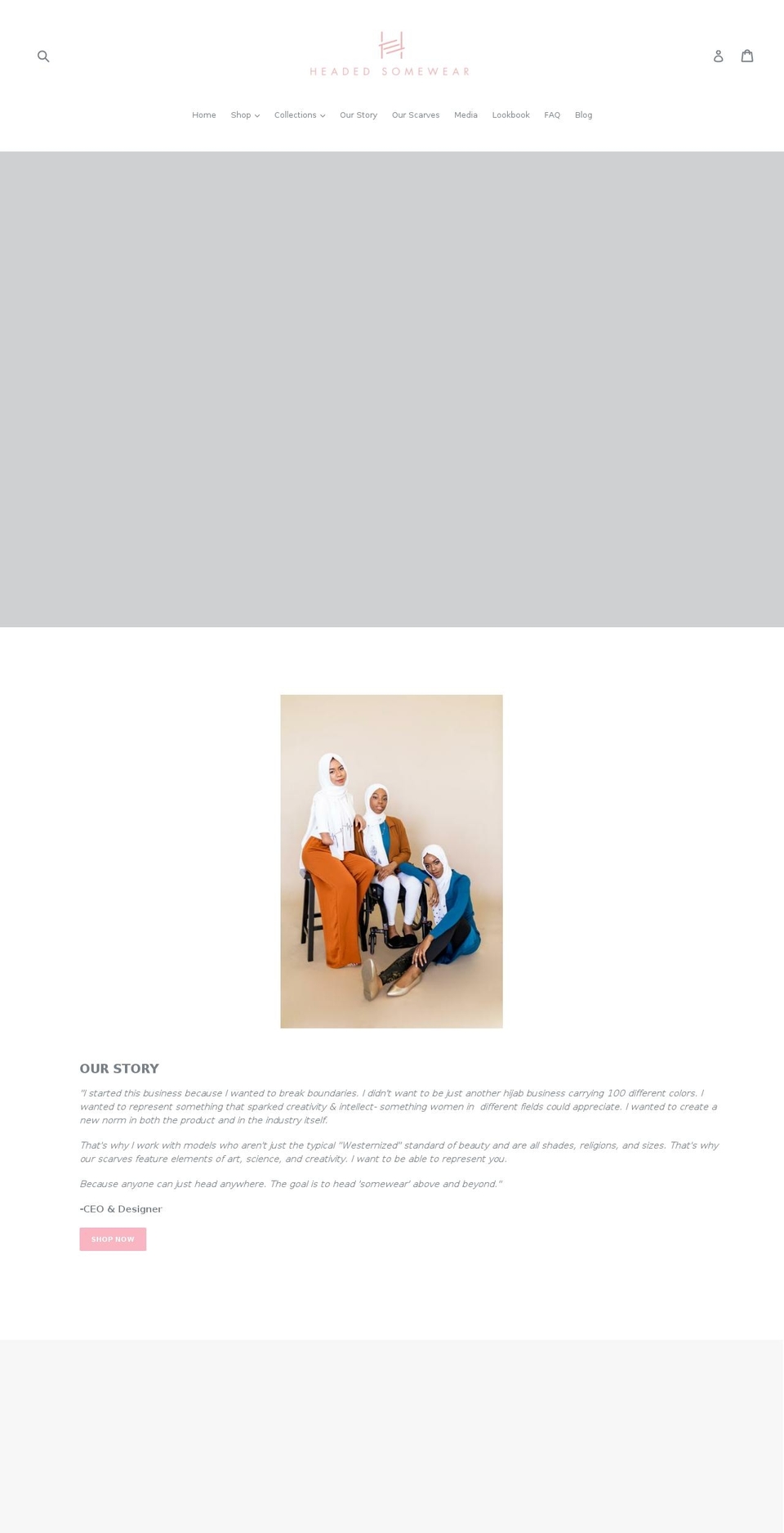 headedsomewear.com — Shopify storefront screenshot