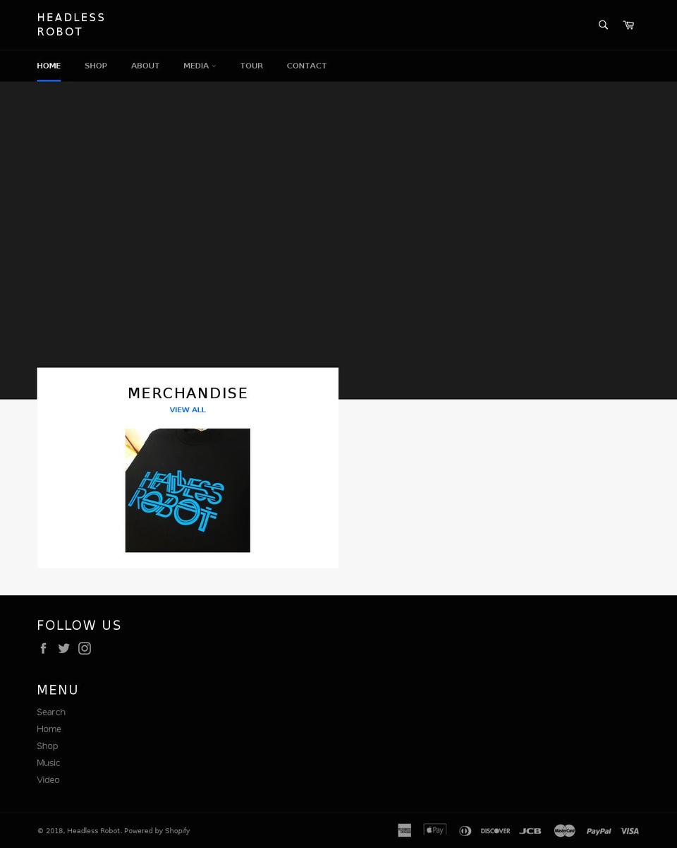 headlessrobot.com — Shopify storefront screenshot