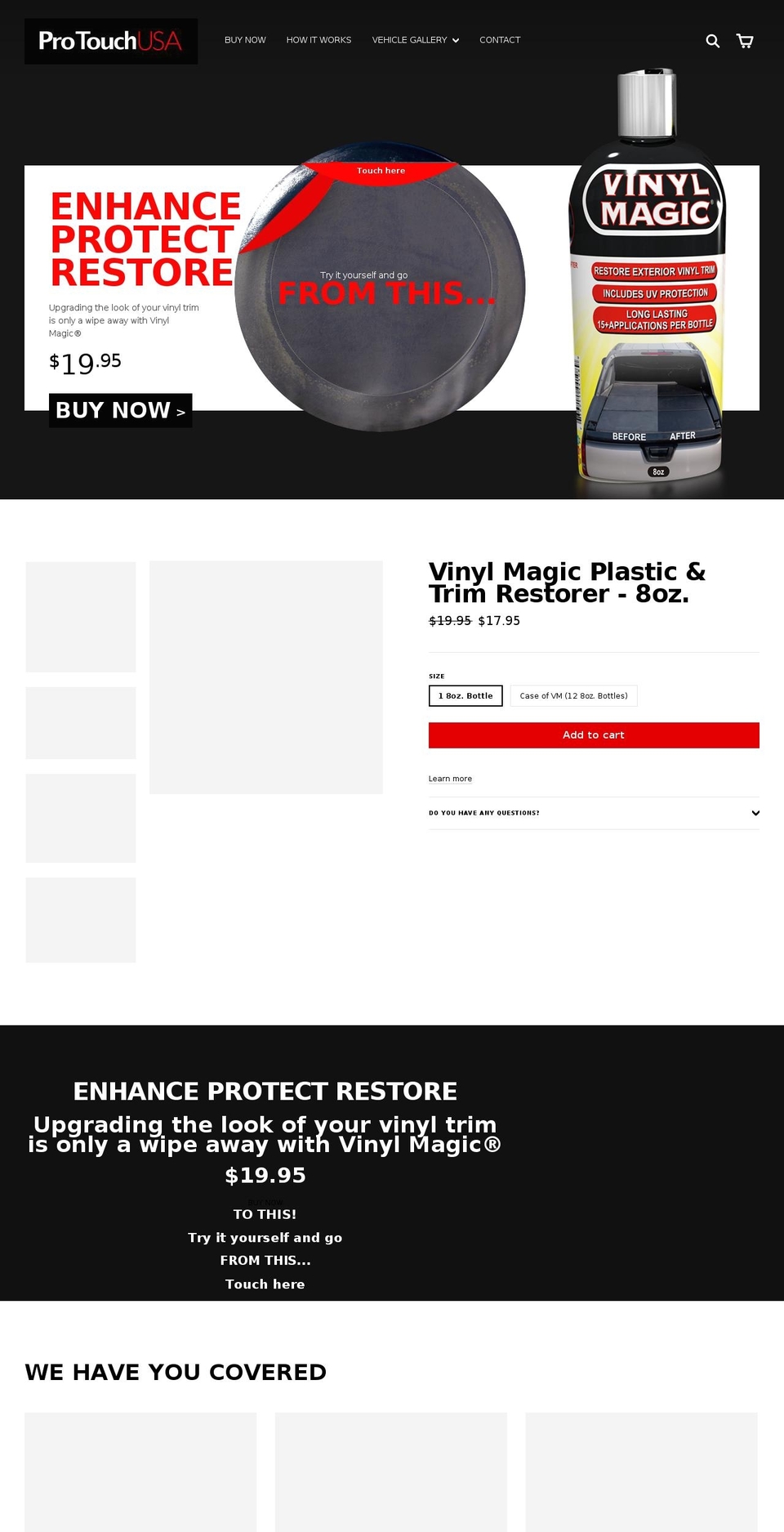 headlightmagic.net shopify website screenshot