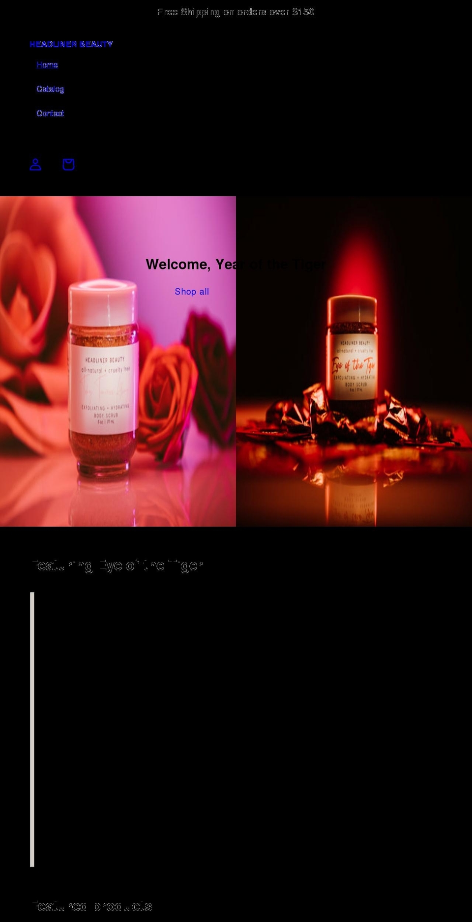 headlinerbeauty.com shopify website screenshot