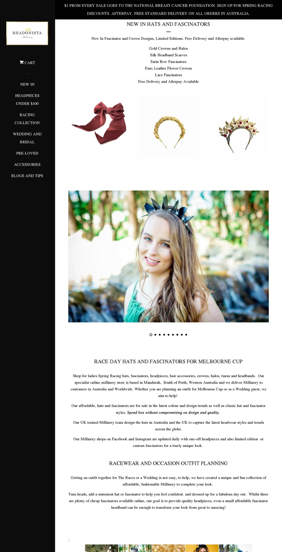 headonista.com — Shopify storefront screenshot