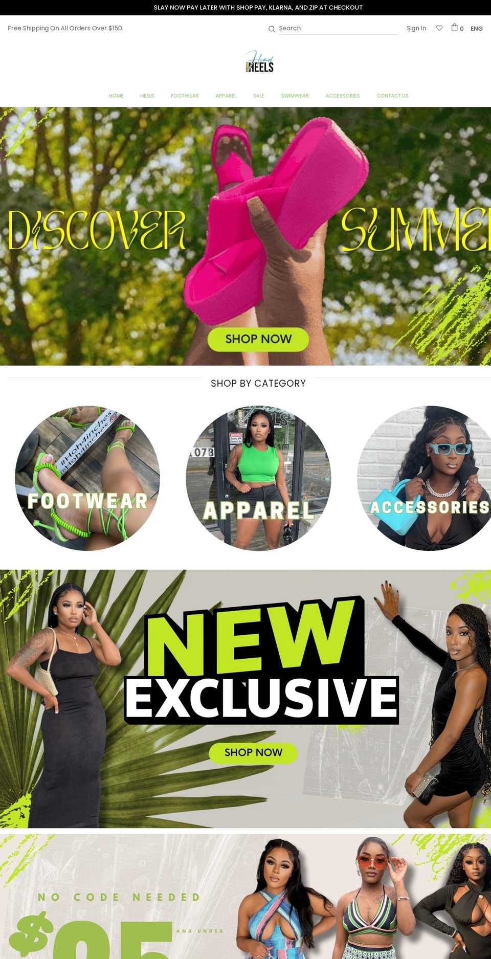 headoverheels-ga.com shopify website screenshot
