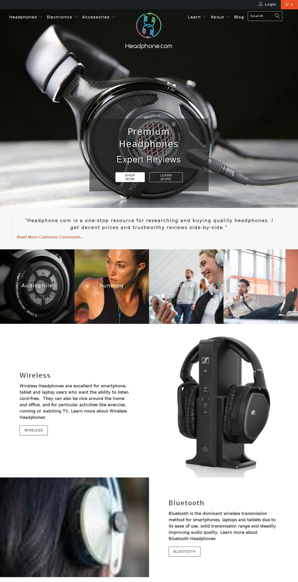 headphone.com shopify website screenshot