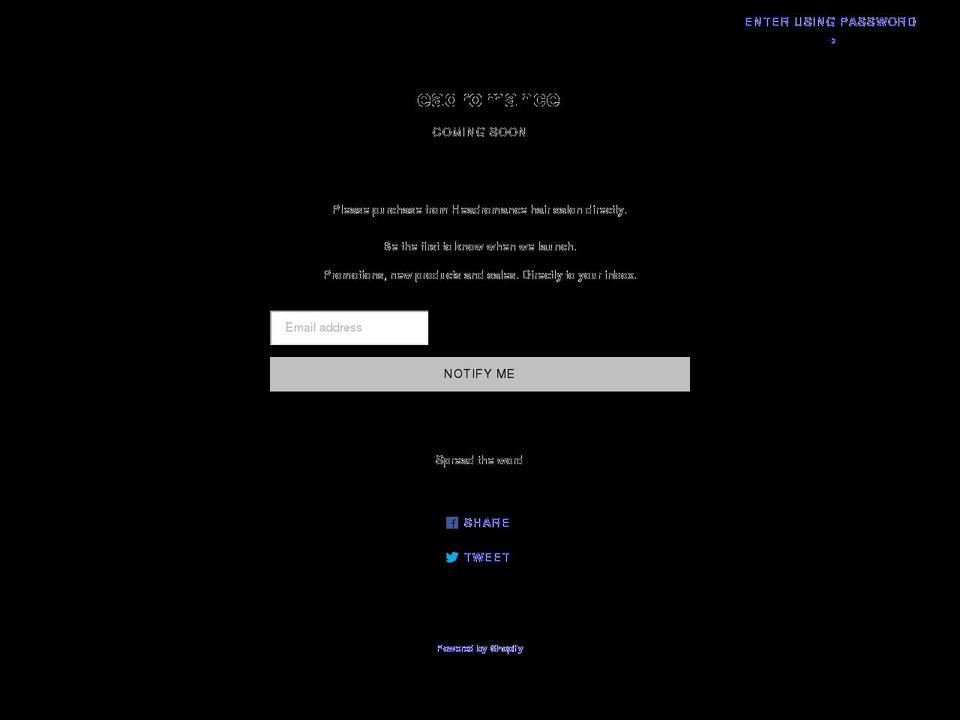 headromance.shop shopify website screenshot