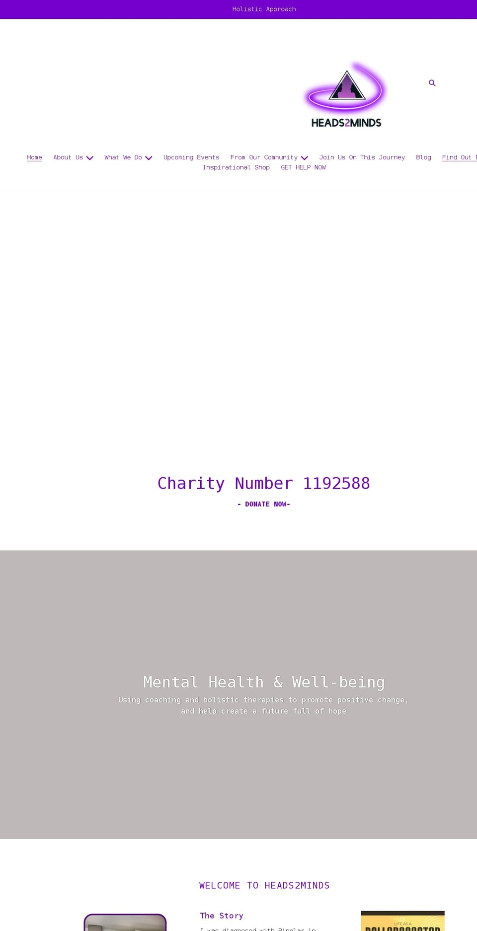 heads2minds.co.uk shopify website screenshot