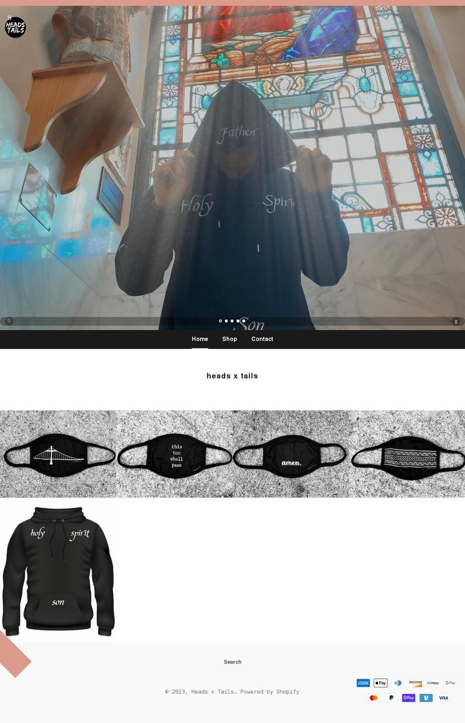 headsxtails.com shopify website screenshot