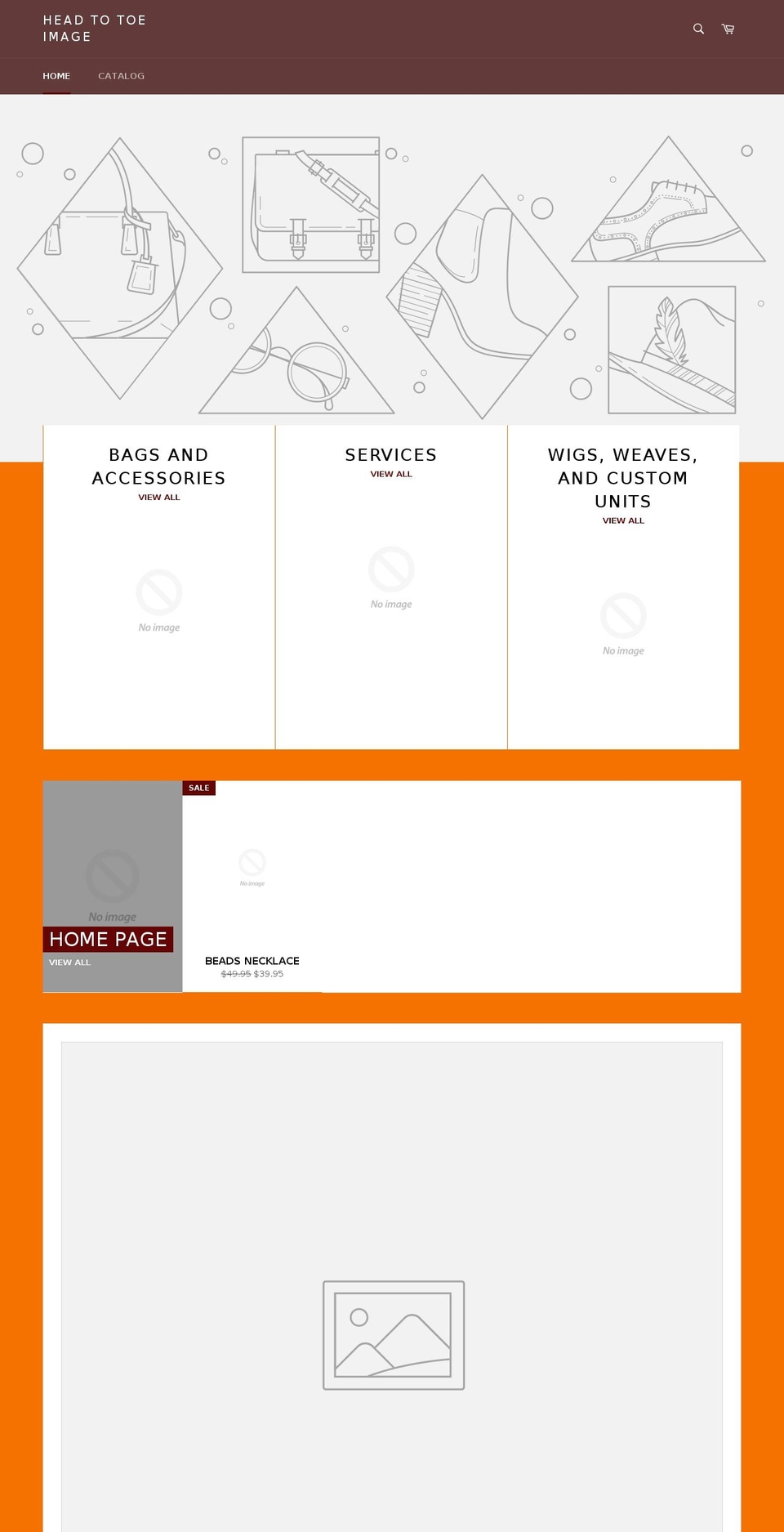 headtotoeimage.com — Shopify storefront screenshot