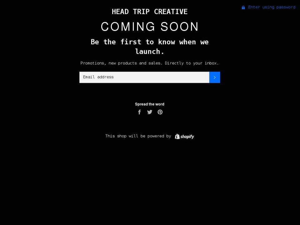 headtripcreative.com shopify website screenshot