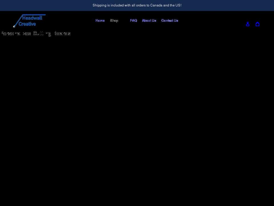 headwallcreative.com shopify website screenshot