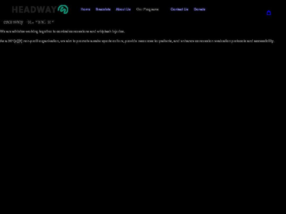 headwayfoundation.com shopify website screenshot