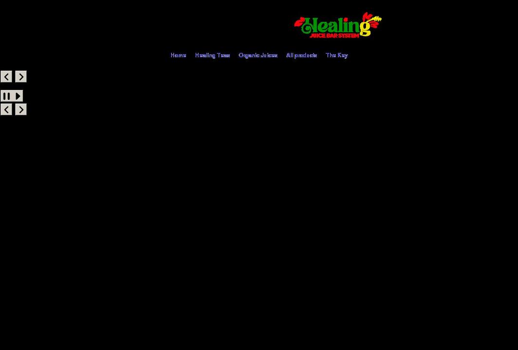 healingjuicebar.com shopify website screenshot