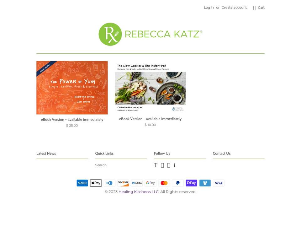 healingkitchens.myshopify.com shopify website screenshot