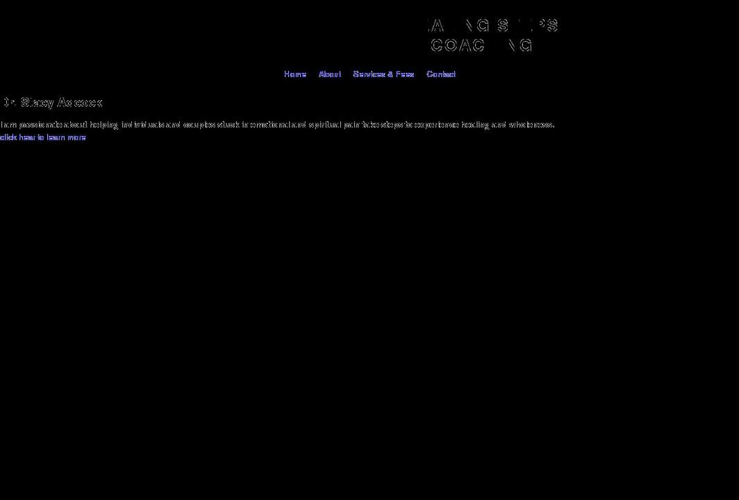 healingstepscoaching.com shopify website screenshot