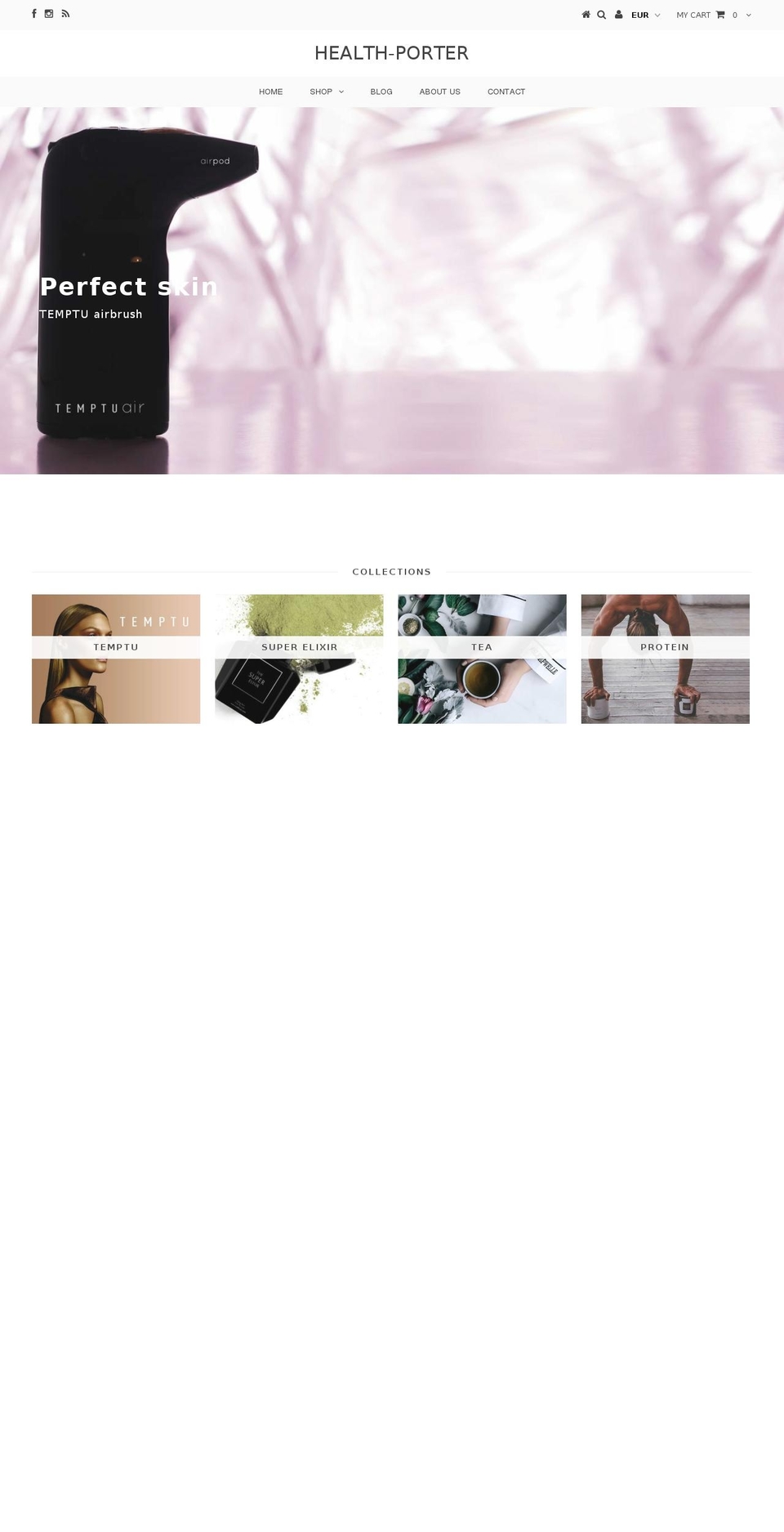 health-porter.com — Shopify storefront screenshot