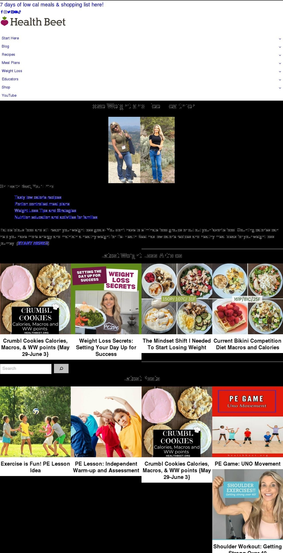 healthbeet.org shopify website screenshot