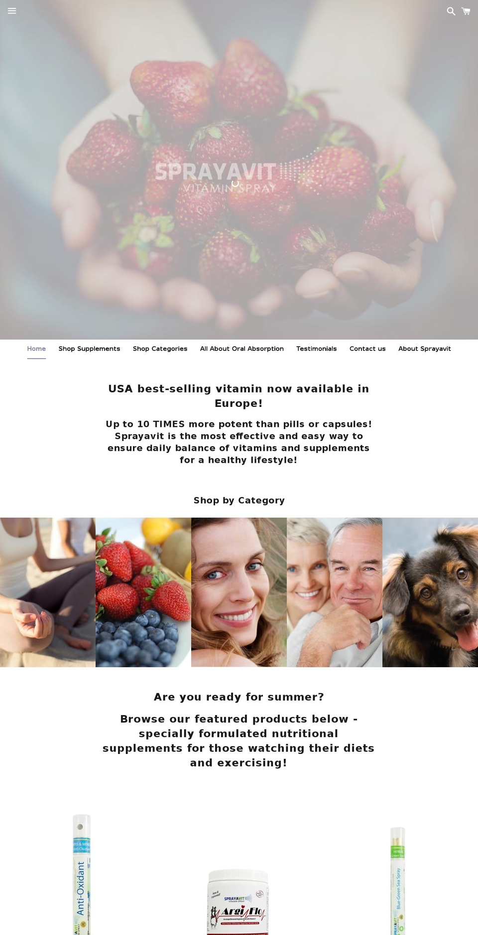 healthcareintl.com shopify website screenshot