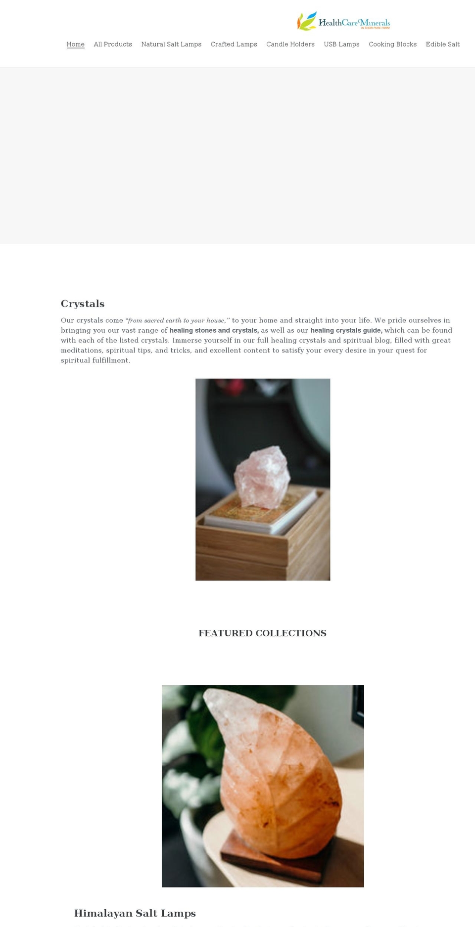 healthcareminerals.com.au shopify website screenshot