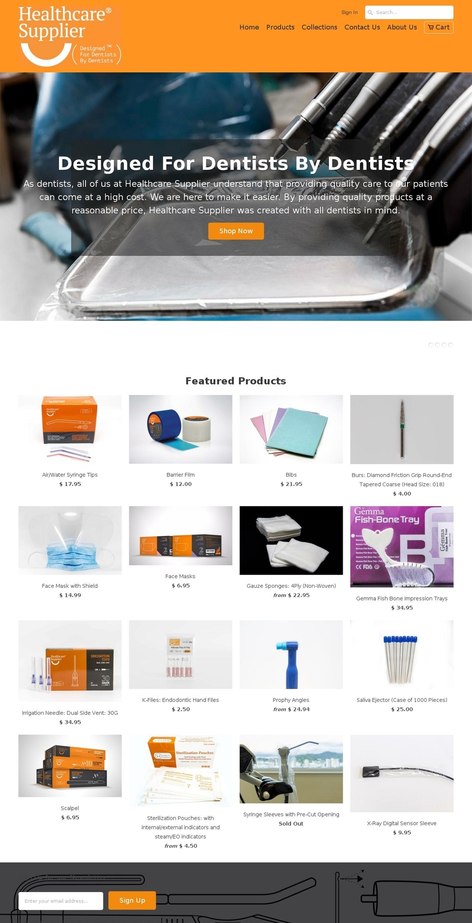 healthcaresupplier.com — Shopify storefront screenshot