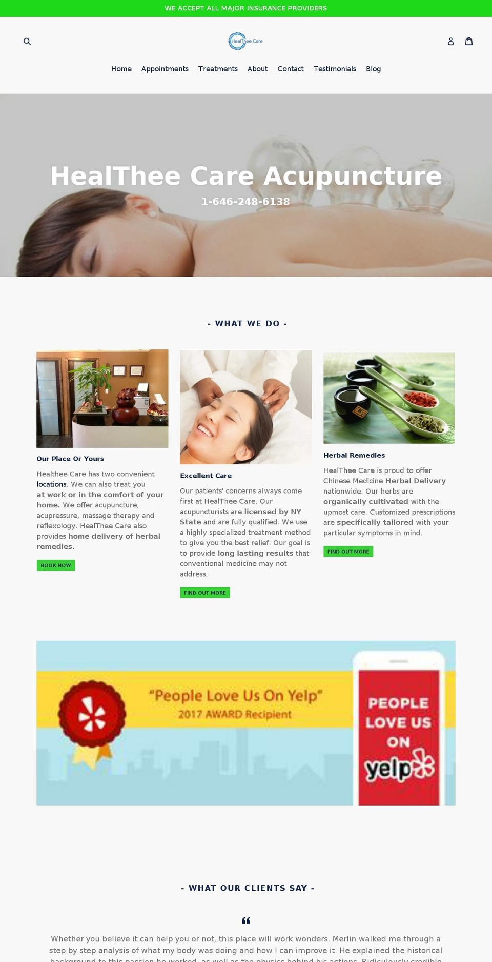 healtheecare.com — Shopify storefront screenshot
