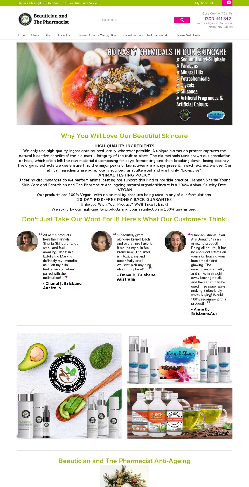 healthflame.com — Shopify storefront screenshot