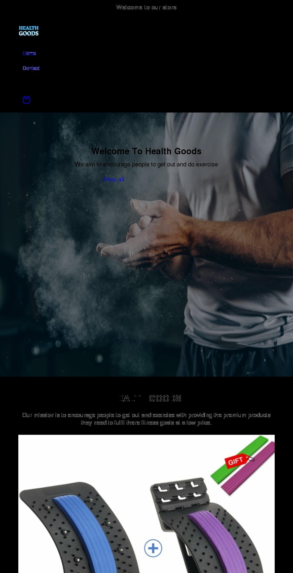 healthgoodsau.com shopify website screenshot