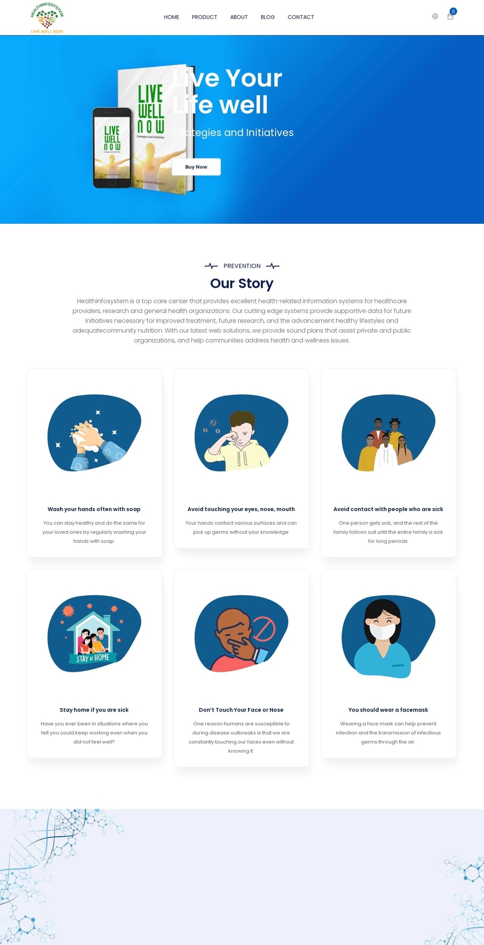 healthinfosystem.com shopify website screenshot