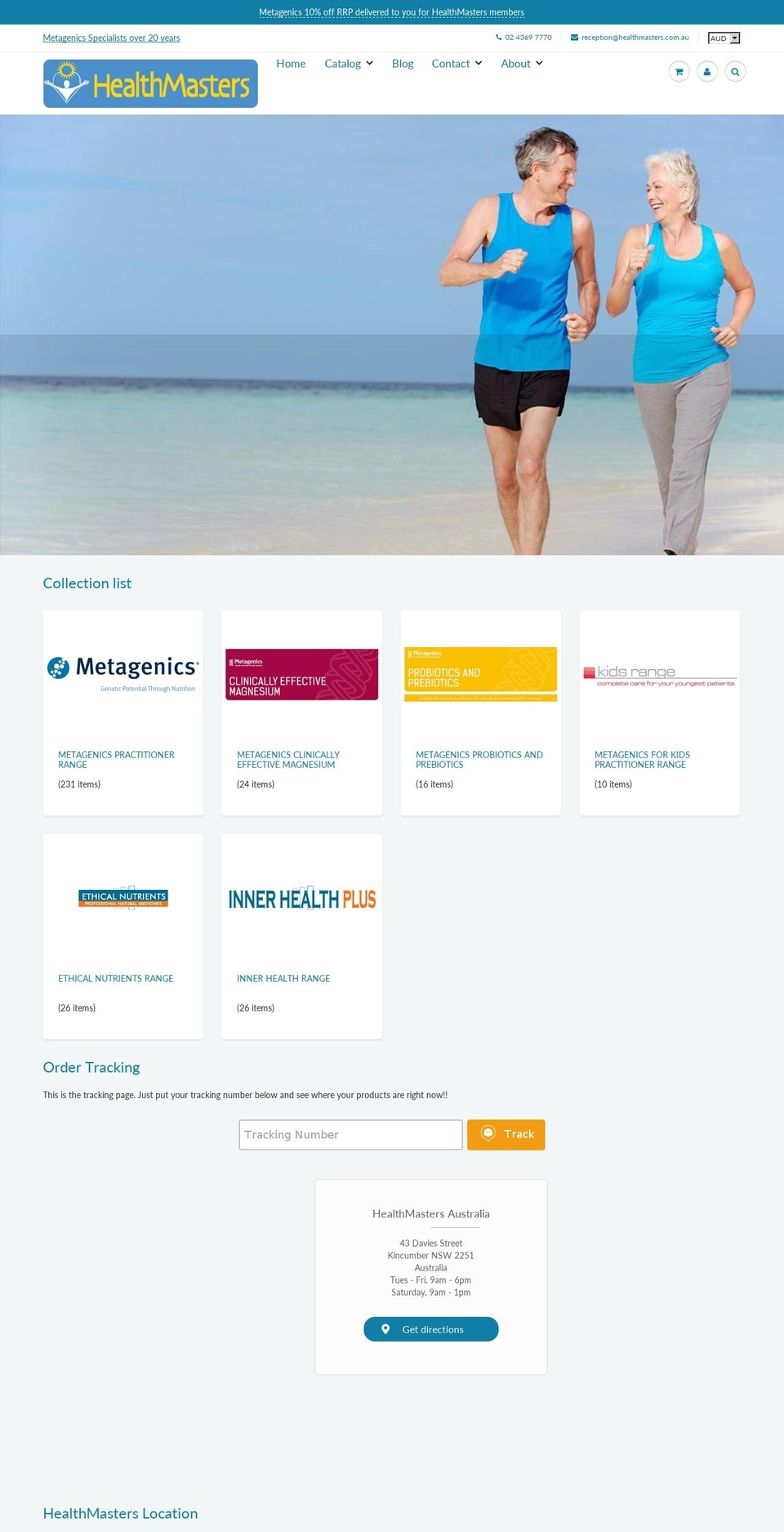 healthmasters-shop.com — Shopify storefront screenshot