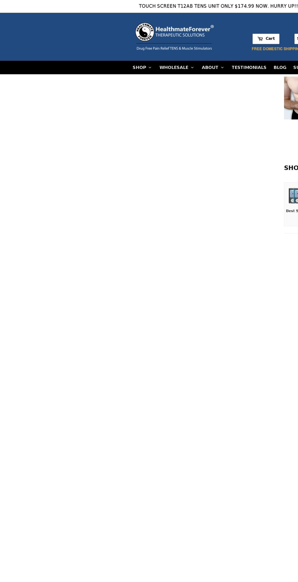 healthmateforever.myshopify.com shopify website screenshot