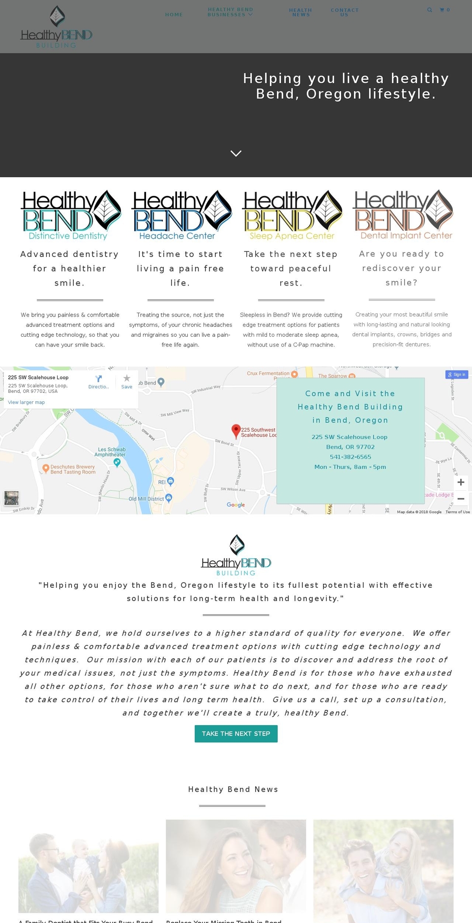 healthybend.com — Shopify storefront screenshot