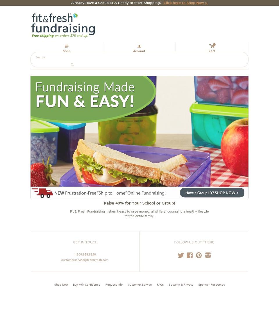 Demac-Production Shopify theme site example healthyfundraisingforkids.com