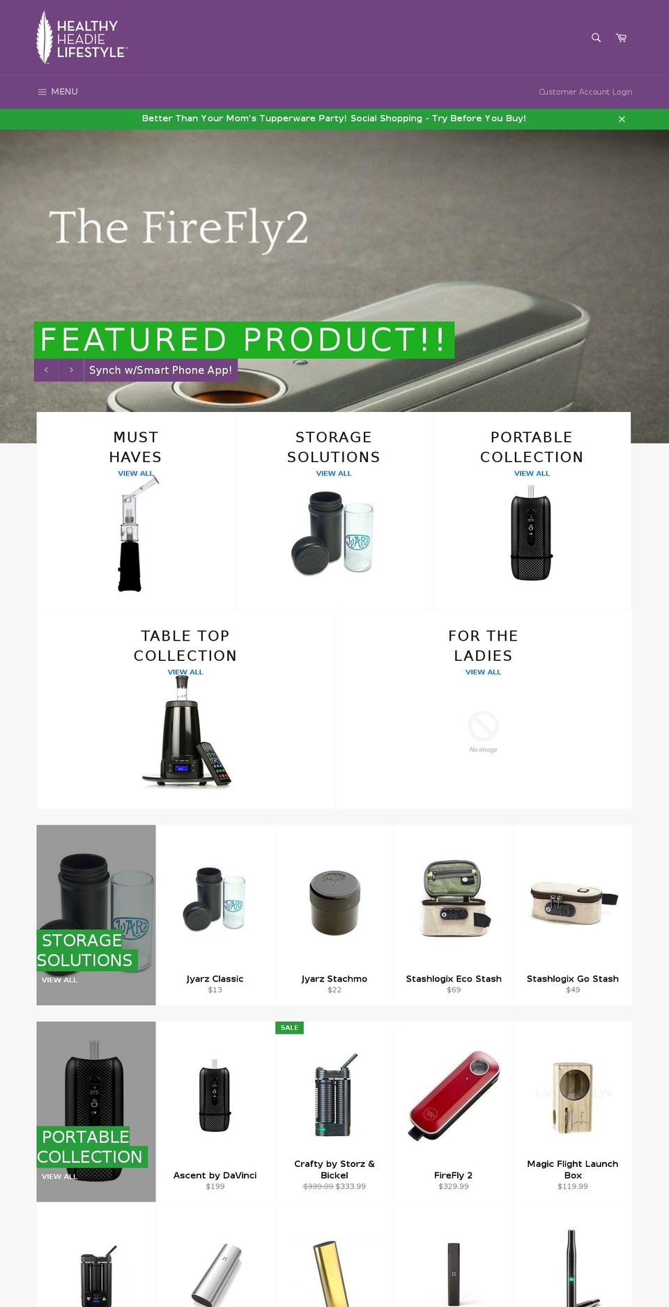 healthyheadielifestyle.com shopify website screenshot