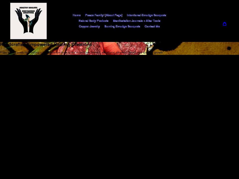 healthyhealerstea.com shopify website screenshot