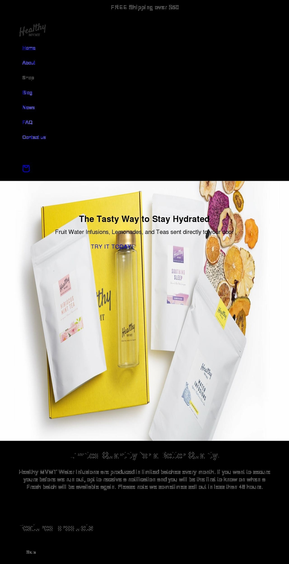 healthymvmt.com shopify website screenshot