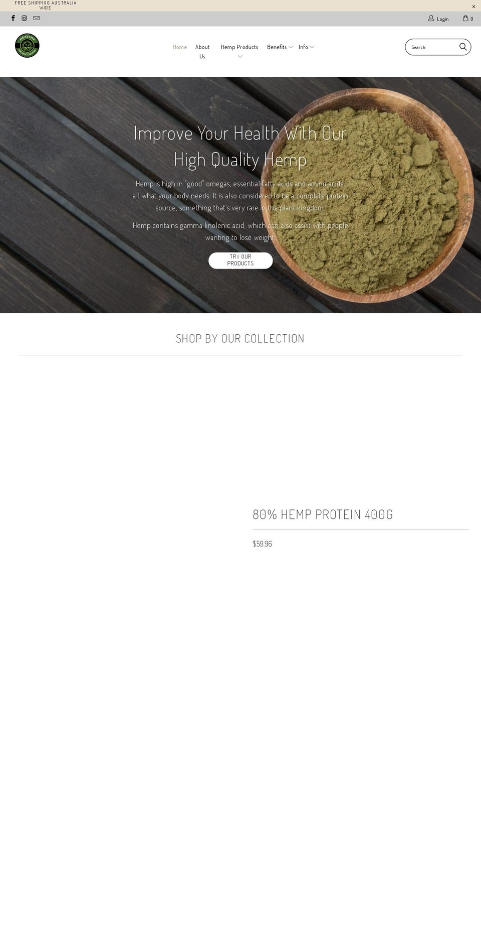 turbo-seoul Shopify theme site example healthyorganicchoices.com
