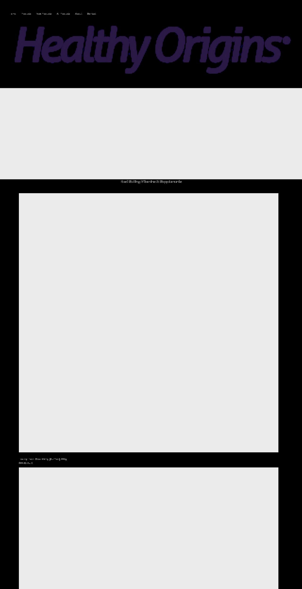 healthyoriginsau.com shopify website screenshot