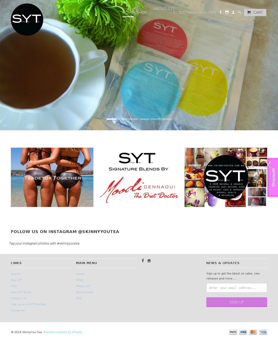archive Shopify theme site example healthyyoutea.com