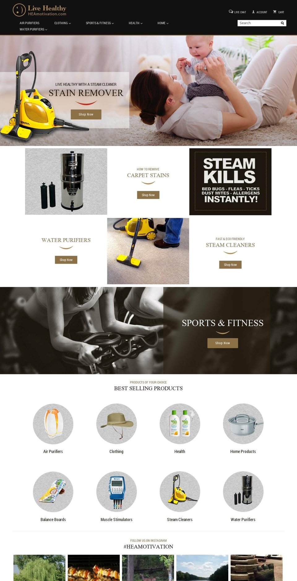heamotivation.com shopify website screenshot