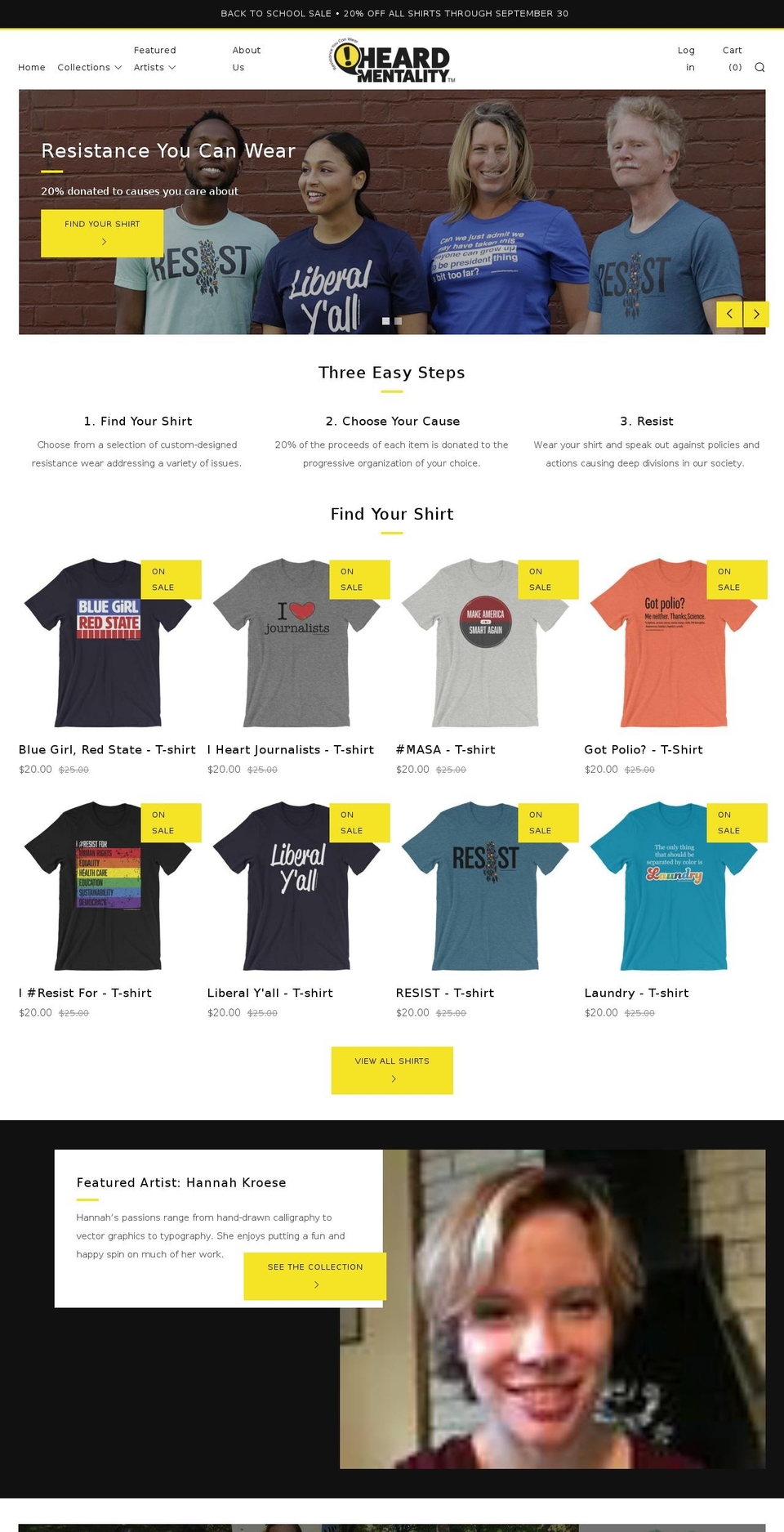 heardmentality.net shopify website screenshot