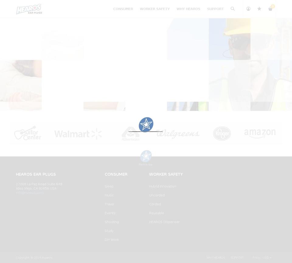 hearos.com shopify website screenshot