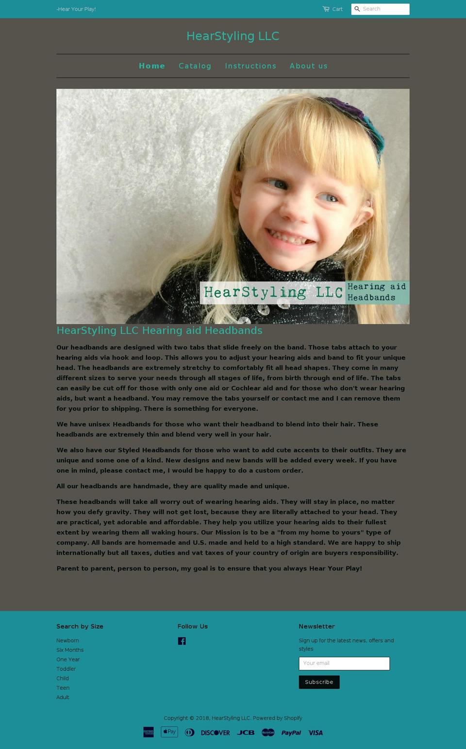 hearstyling.com — Shopify storefront screenshot