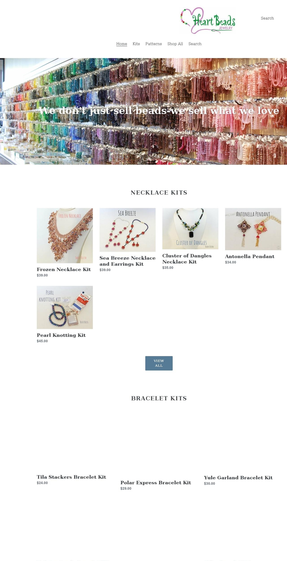heart-beads-jewelry.myshopify.com shopify website screenshot